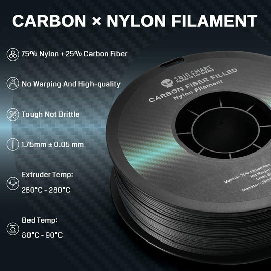 SainSmart - Nylon+ Carbon Fiber Filament 1.75mm (1kg)