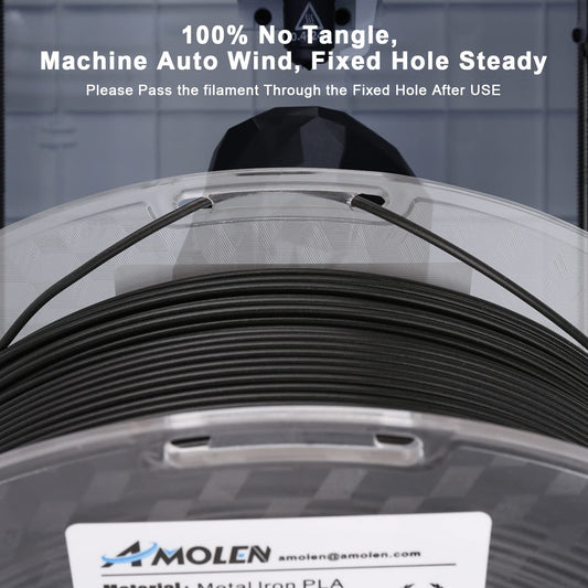 Amolen - PLA Metal Magnetic Filament 1.75mm - 1kg / 2.2lbs