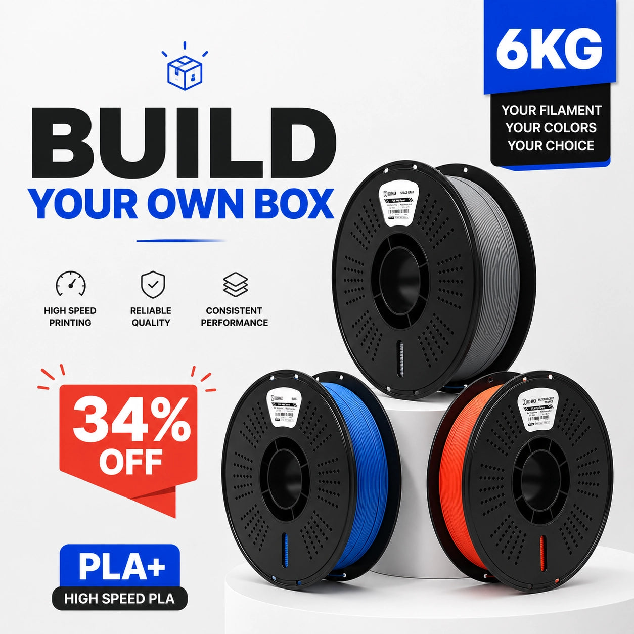 6kg bundle pla build your own box pack