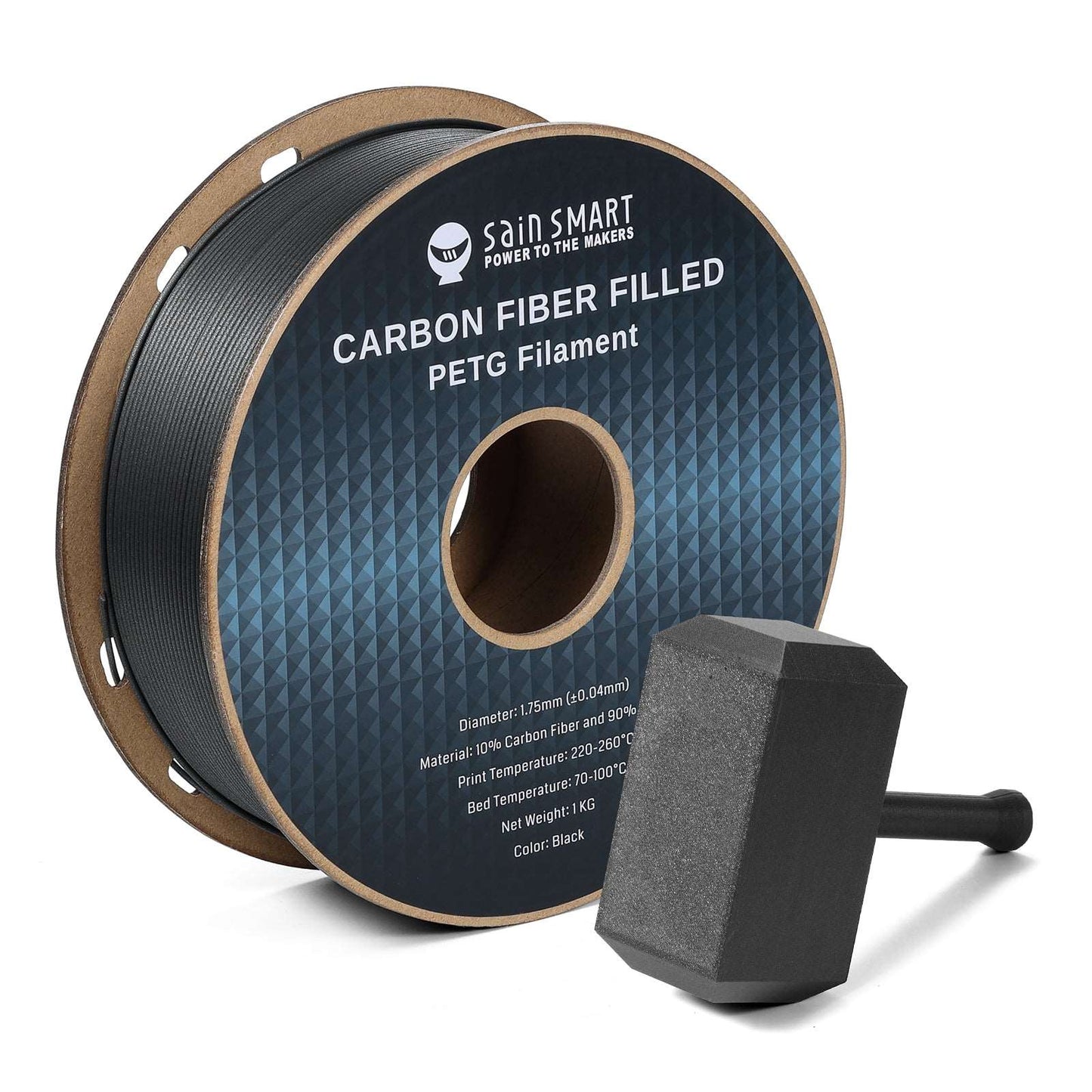 SainSmart - Carbon Fiber PETG Filament 1.75mm, 1kg