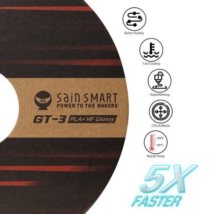 SainSmart - GT-3 High Speed Glossy PLA+ Filament 1.75mm, 1kg