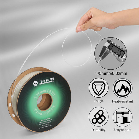 SainSmart - Glow-in-the-Dark Green PRO-3 PETG Filament 1.75mm (1kg)