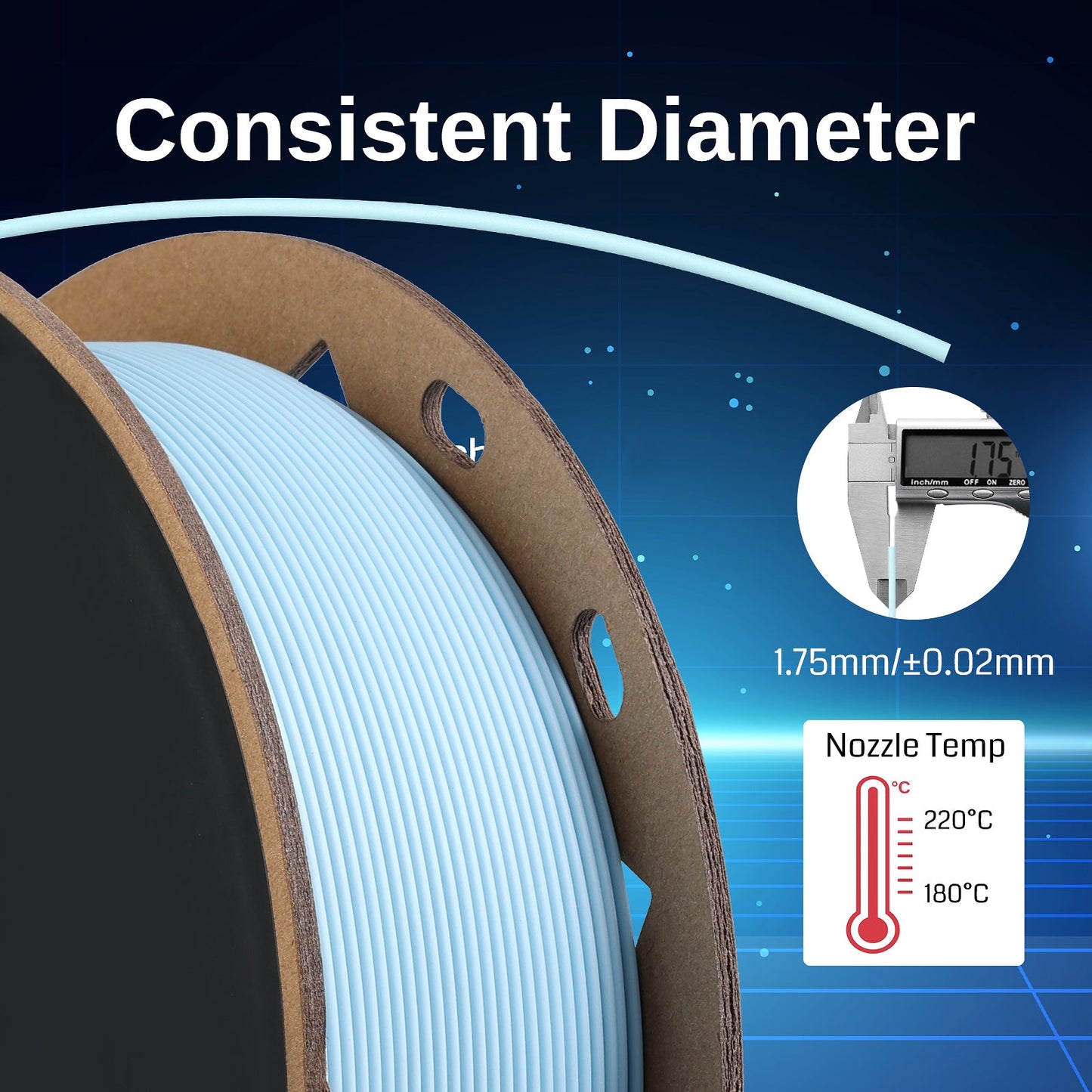 SainSmart - GT-3 High-Speed Matte PLA Filament 1.75mm (1kg)