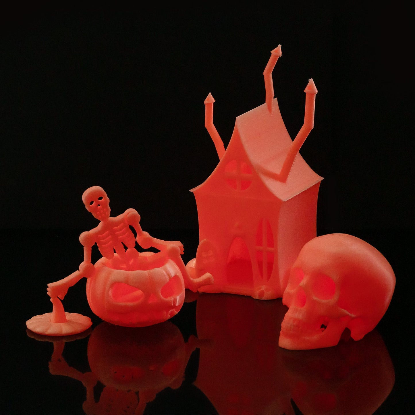 SainSmart Glow-in-the-Dark Red PRO-3 PETG Filament 1.75mm (1kg)