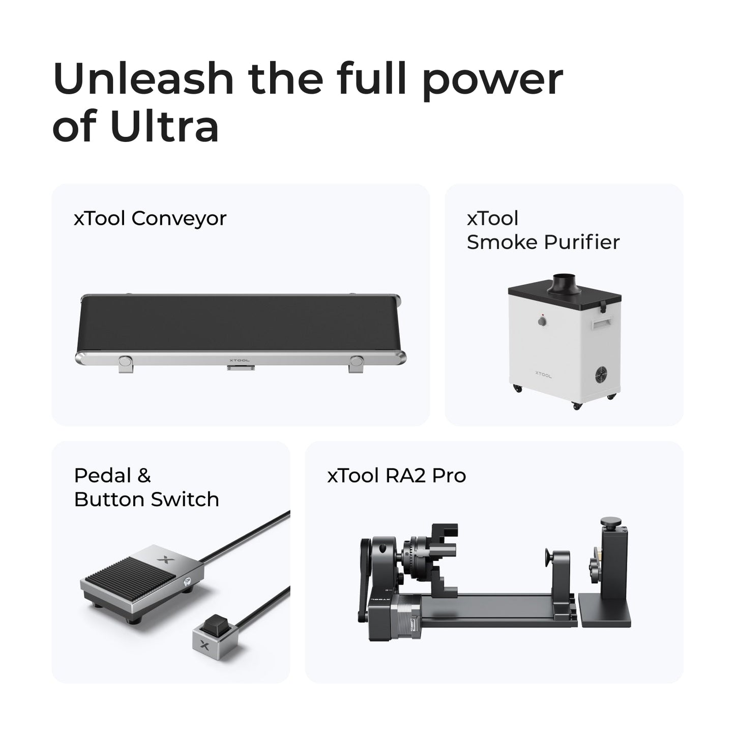 xTool - F1 Ultra 20W Fiber & Diode Dual Laser Engraver