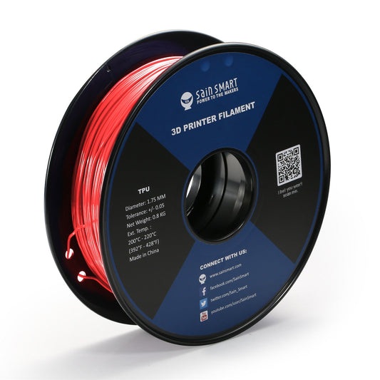 SainSmart Cyberpunk Neon Scarlet TPU Filament 1.75mm (800g)
