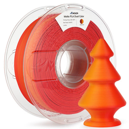 Amolen - Matte Dual-Color PLA Filament 1.75mm - 1kg / 2.2lbs