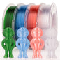 Amolen Transparent PETG Filament Variety Pack 1.75mm (4x 250g Spools)