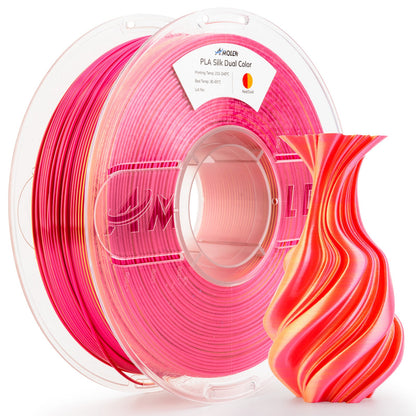 Amolen - Silk Dual Color PLA Filament 1.75mm - 1kg / 2.2lbs
