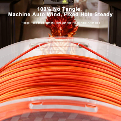 Amolen - Shiny Gradient Silk PLA Filament Variety Pack 1.75mm (4x 200g Spools)