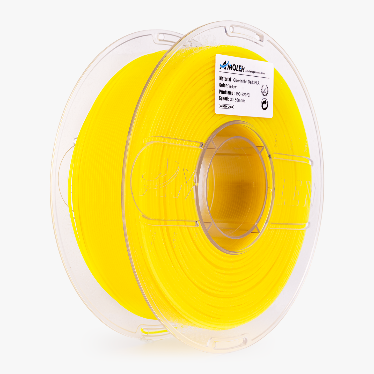 Amolen - Glow-in-the-Dark PLA Filament 1.75mm (1kg / 2.2lbs)