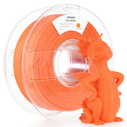 Amolen - Matte Basic PLA Filament 1.75mm - 1kg / 2.2lbs