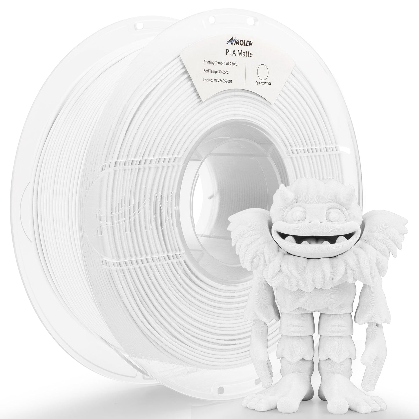 Amolen - Matte Basic PLA Filament 1.75mm - 1kg / 2.2lbs