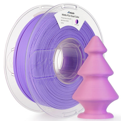 Amolen - Matte Dual-Color PLA Filament 1.75mm - 1kg / 2.2lbs