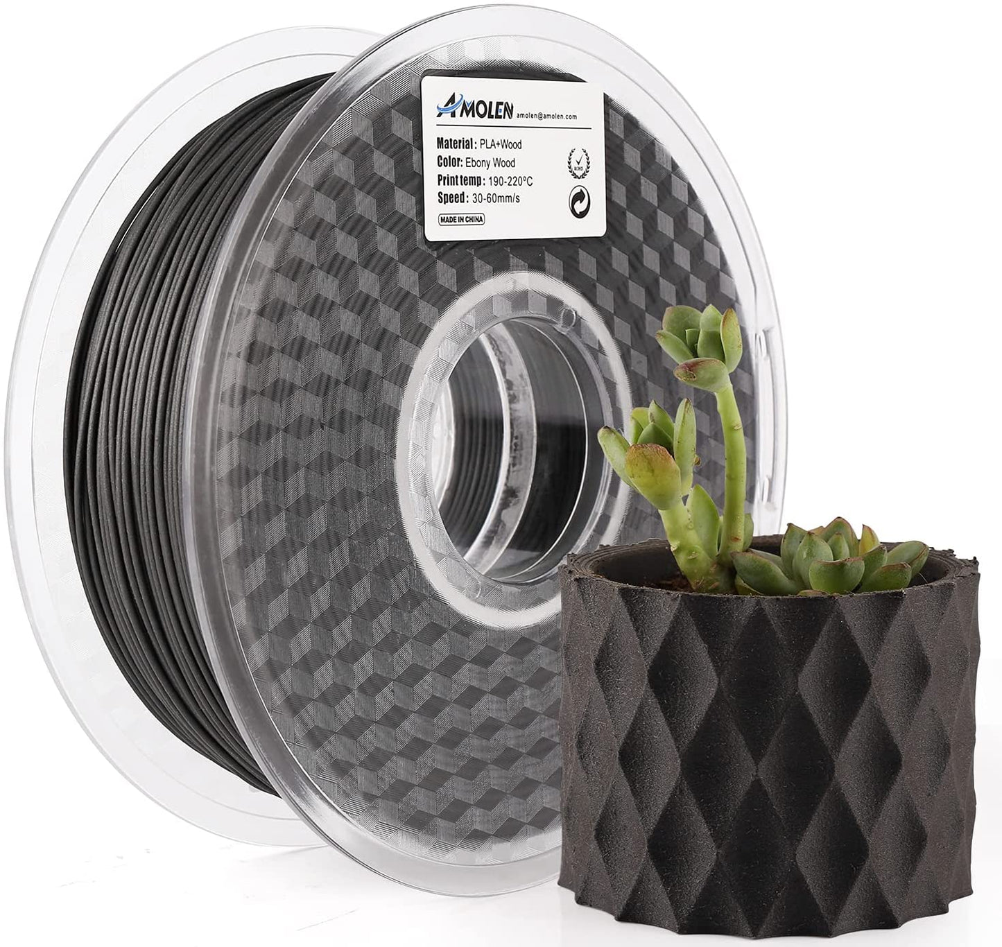 Amolen - Real Wood PLA Filament 1.75mm (1kg)