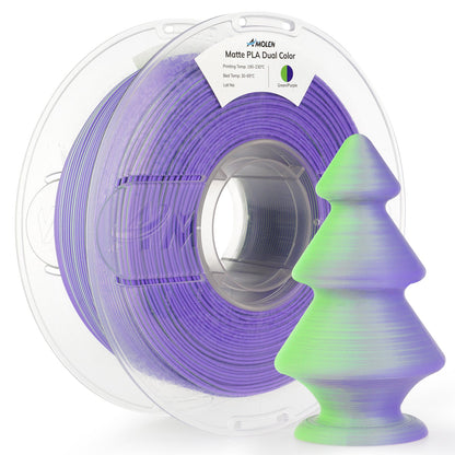Amolen - Matte Dual-Color PLA Filament 1.75mm - 1kg / 2.2lbs