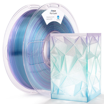 Amolen - Crystal-Transparent Gradient PLA Filament 1.75mm - 1kg / 2.2lbs