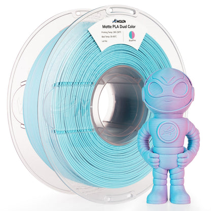 Amolen - Matte Dual-Color PLA Filament 1.75mm - 1kg / 2.2lbs
