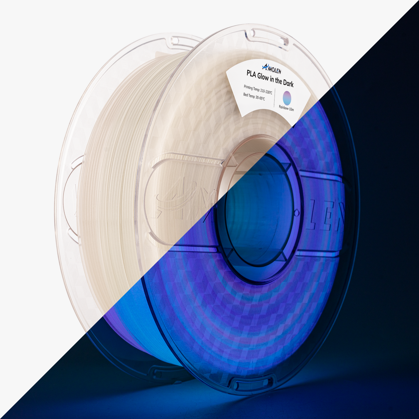 Amolen - Glow-in-the-Dark PLA Filament 1.75mm (1kg / 2.2lbs)