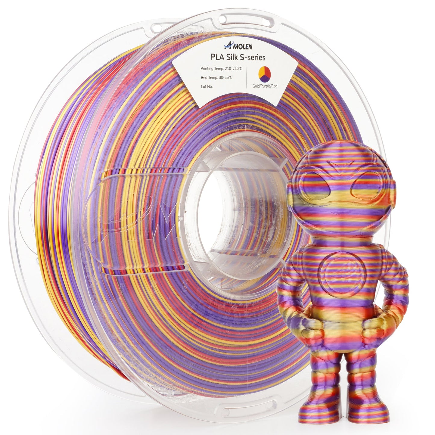 Amolen - Silk S-Series PLA Filament 1.75mm (1kg / 2.2lbs)