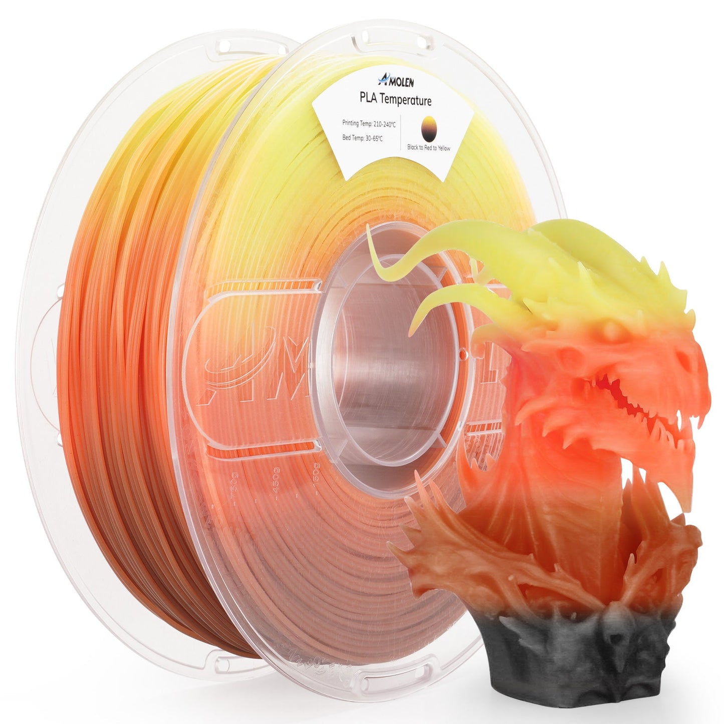 Amolen - Temperature Color-Changing PLA Filament 1.75mm (1kg)