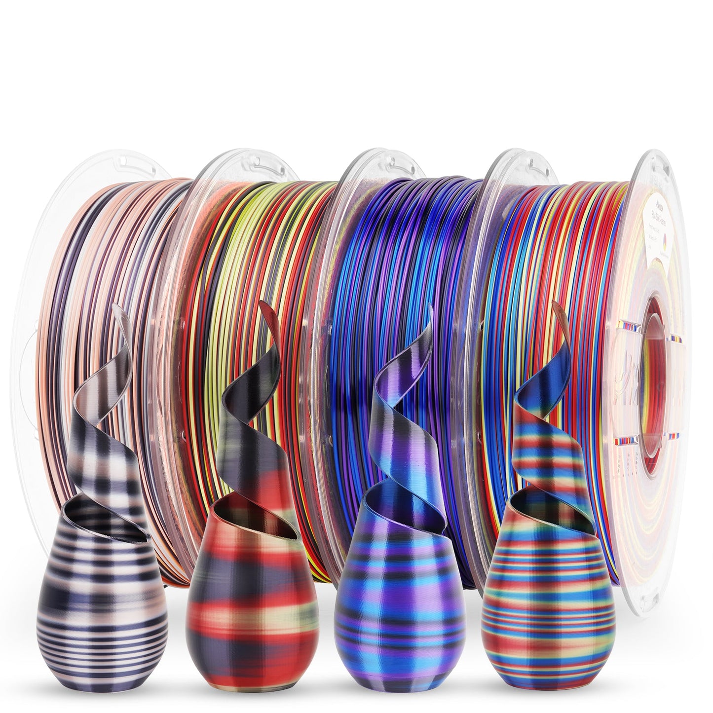 Amolen - Silk S-Series PLA Filament Variety Pack - 1.75mm (4x1kg)