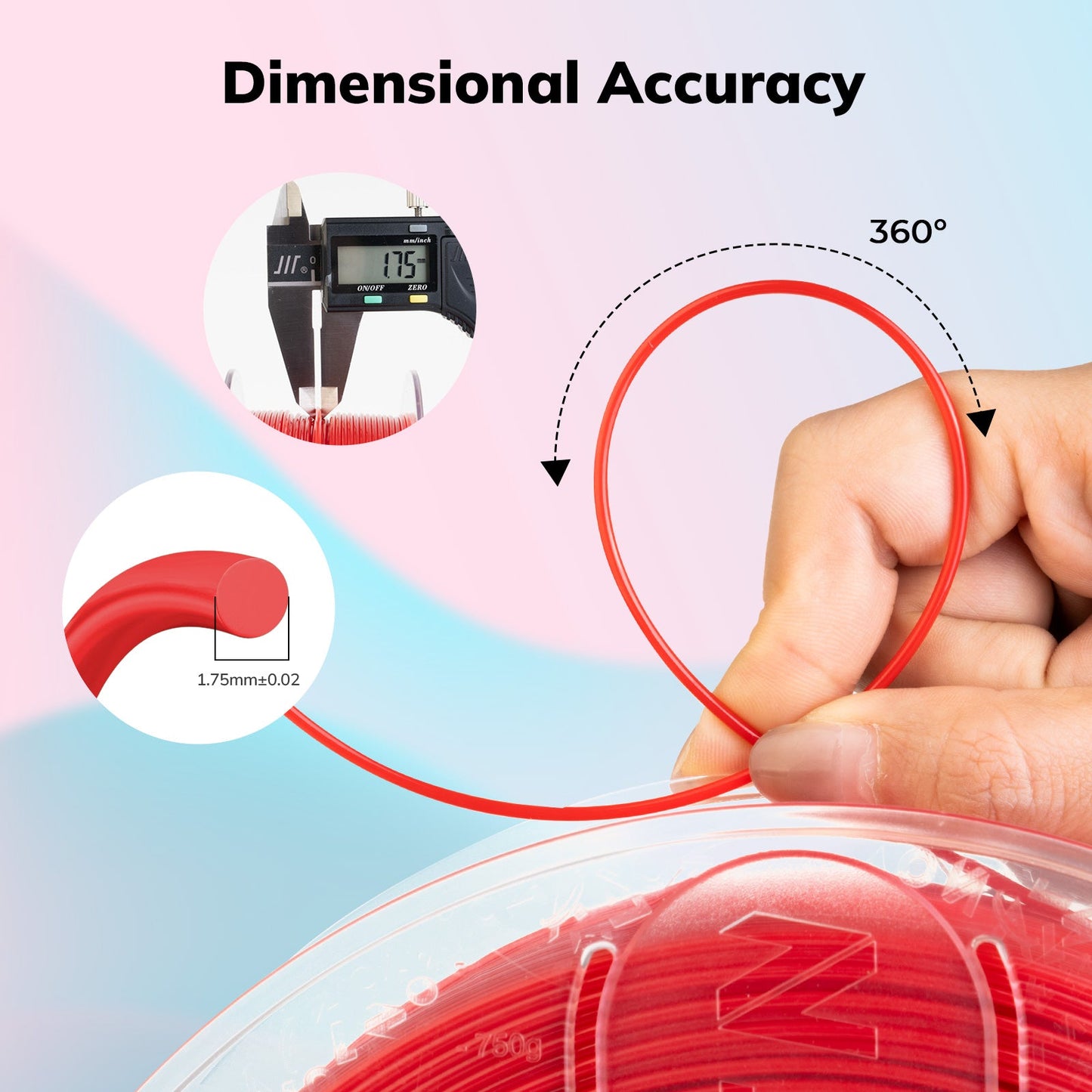 Amolen - Basic PETG Filament 1.75mm - 1kg / 2.2lbs