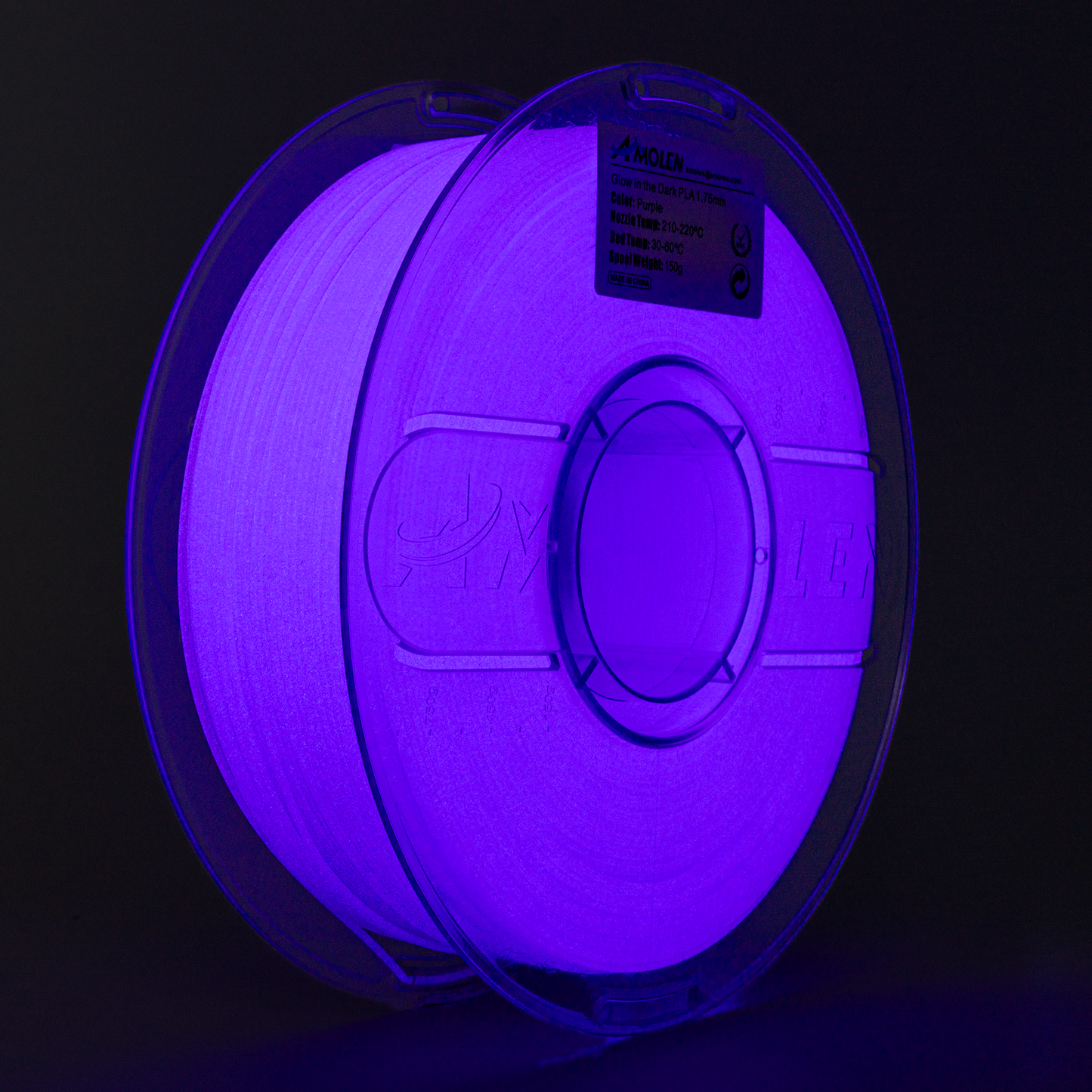 Amolen - Glow-in-the-Dark PLA Filament 1.75mm (1kg / 2.2lbs)