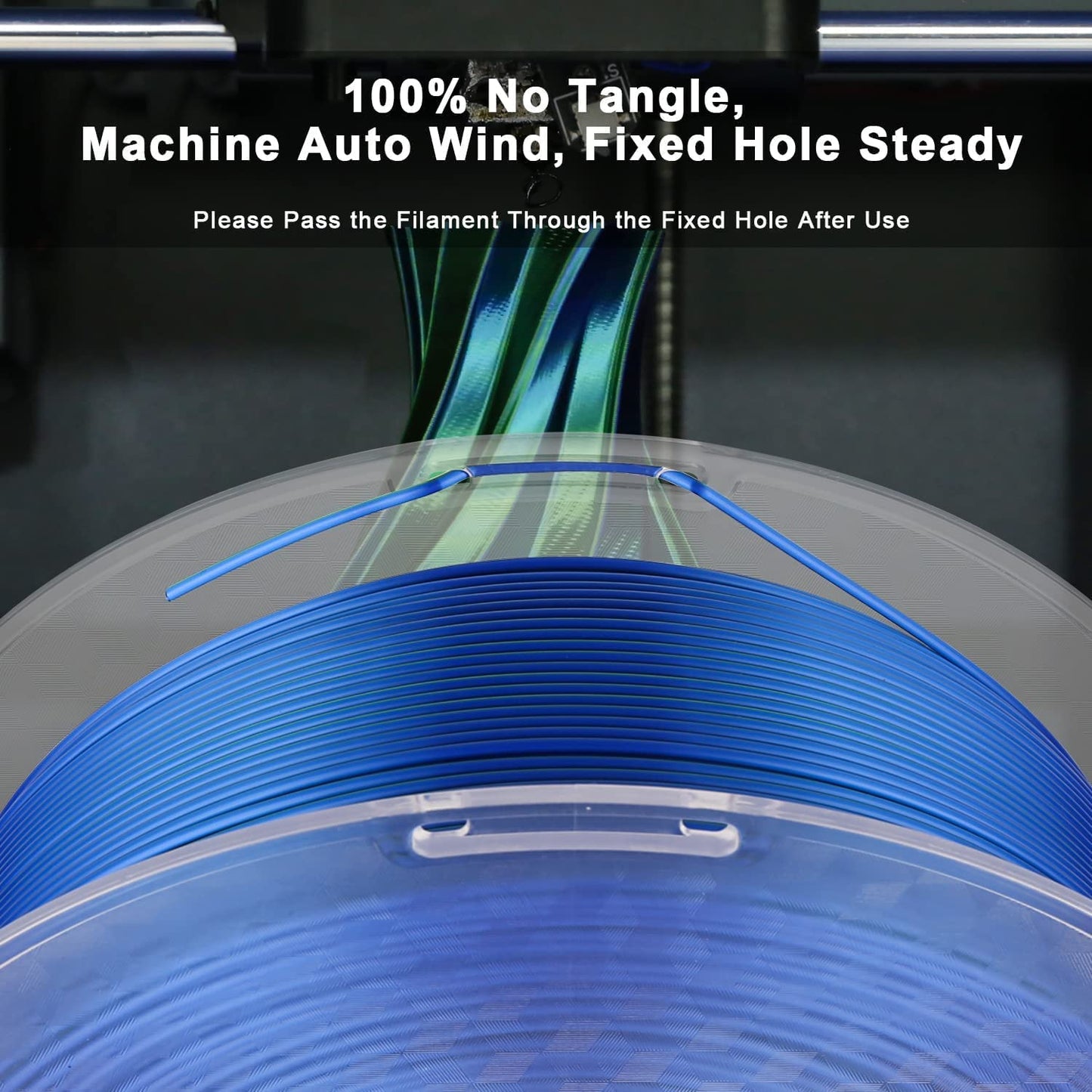 Amolen - Dual Color Silk PLA Filament Variety Pack 1.75mm (4x 200g Spools)