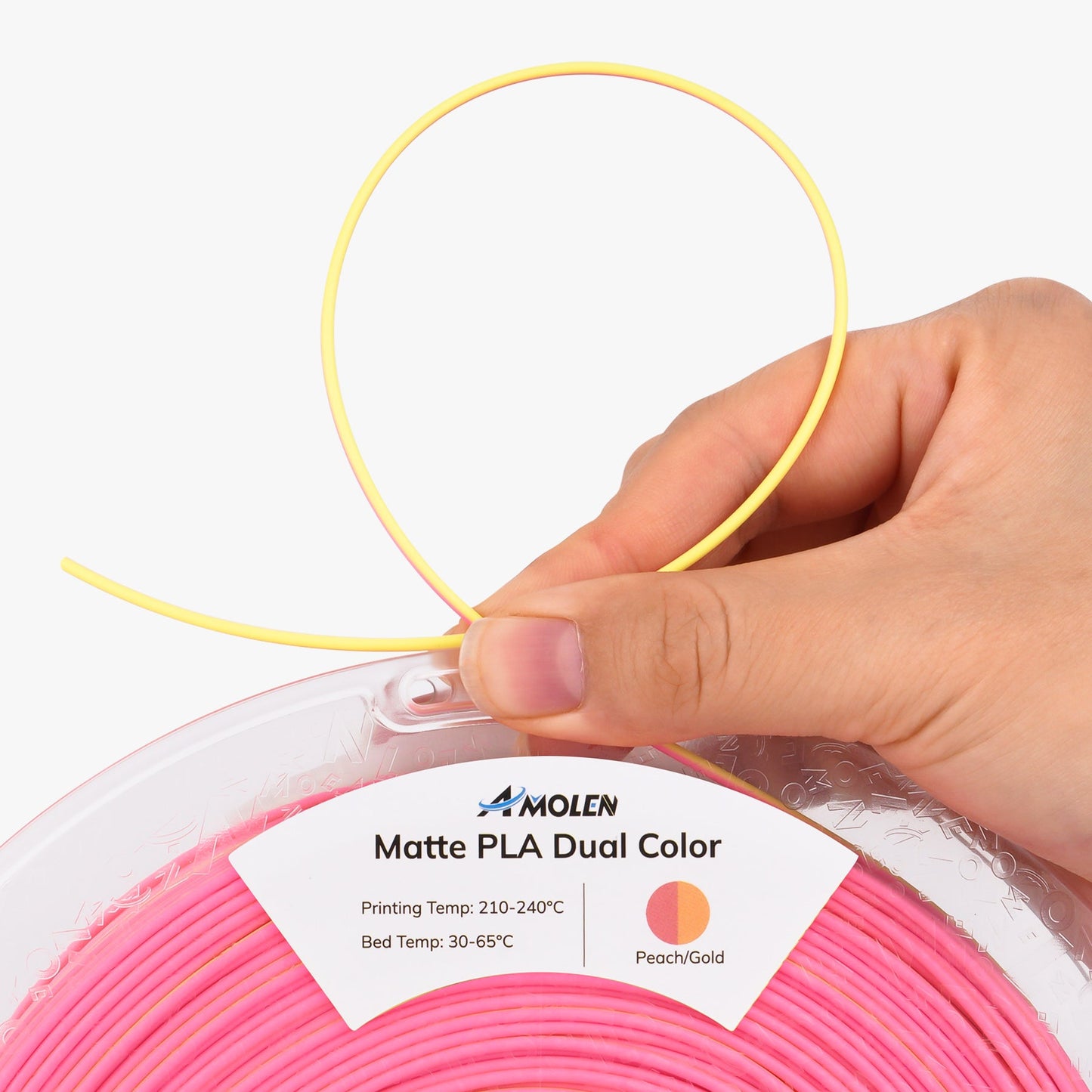 Amolen - Matte Dual-Color PLA Filament 1.75mm - 1kg / 2.2lbs