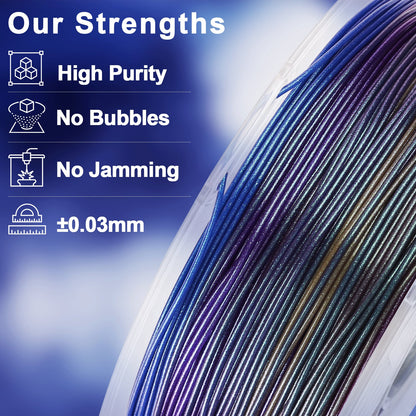 Amolen - PLA Galaxy Sparkle & Shiny Filament 1.75mm - 1kg / 2.2lbs