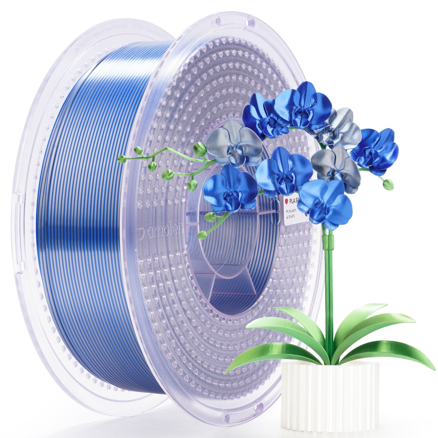 Amolen - Silk Dual Color PLA Filament 1.75mm - 1kg / 2.2lbs