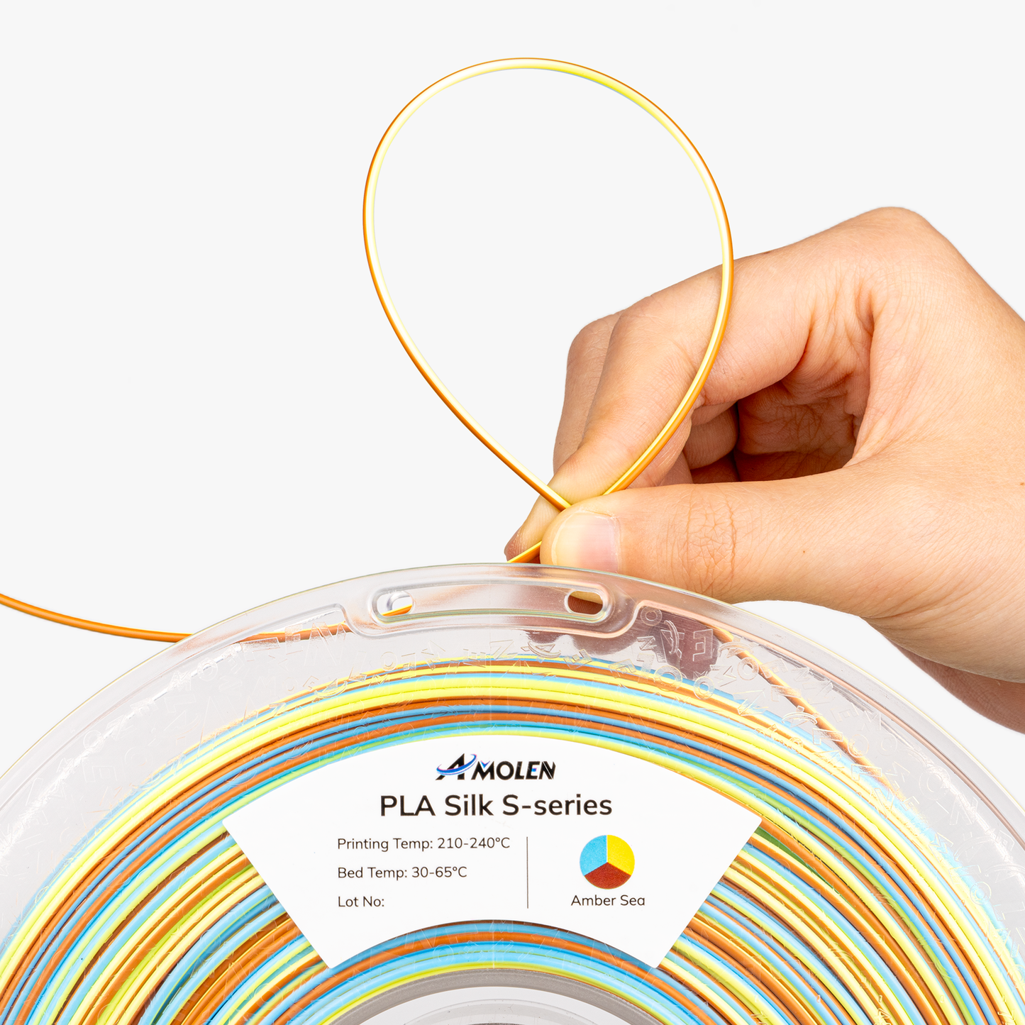 Amolen - Silk S-Series PLA Filament 1.75mm (1kg / 2.2lbs)