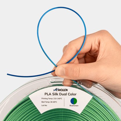 Amolen - Silk Dual Color PLA Filament 1.75mm - 1kg / 2.2lbs