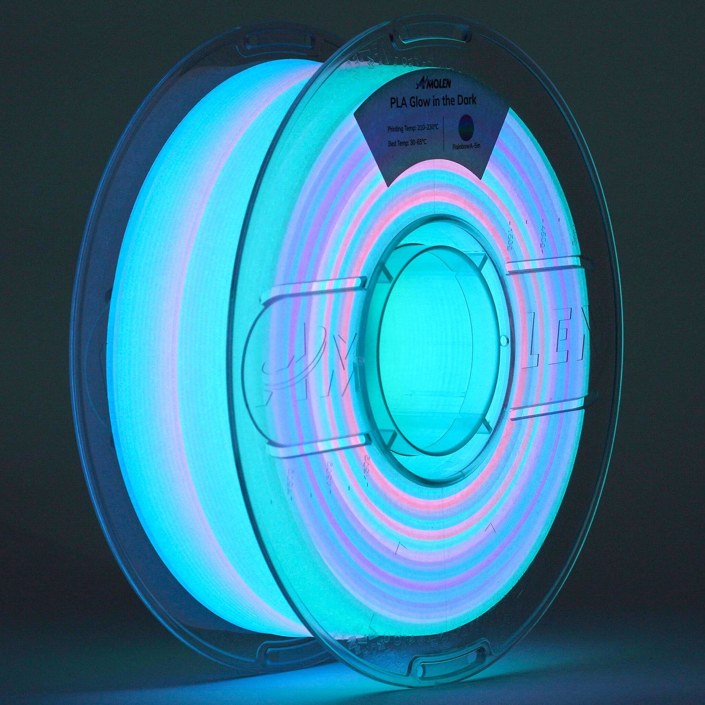 Amolen - Glow-in-the-Dark PLA Filament 1.75mm (1kg / 2.2lbs)
