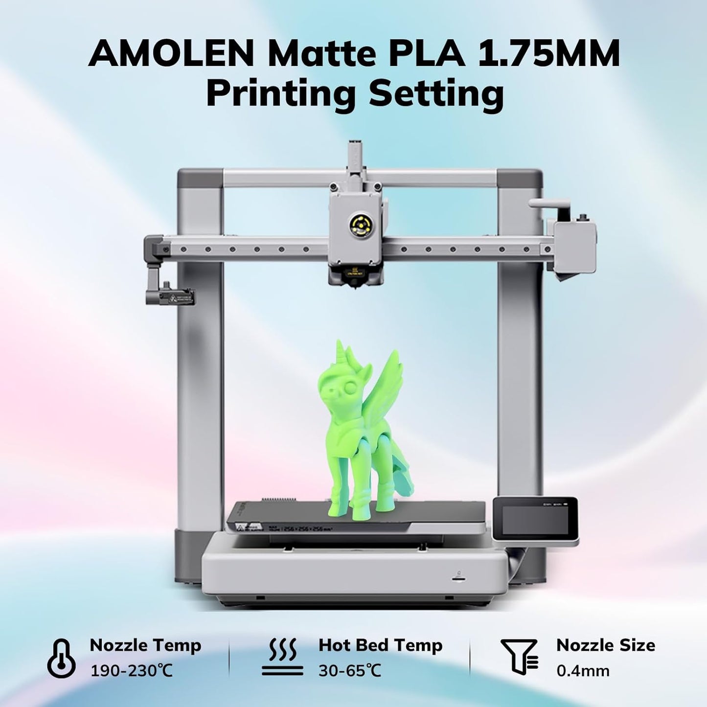 Amolen - Matte Dual-Color PLA Filament 1.75mm - 1kg / 2.2lbs