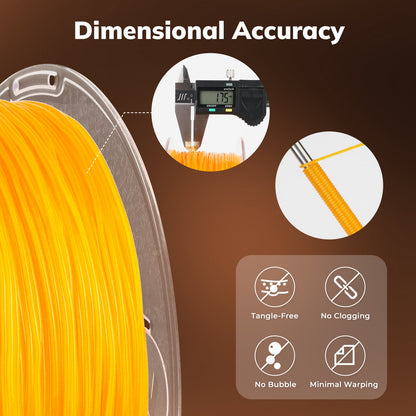 Amolen - Glow-in-the-Dark TPU Filament 1.75mm (95A) - 1kg / 2.2lbs