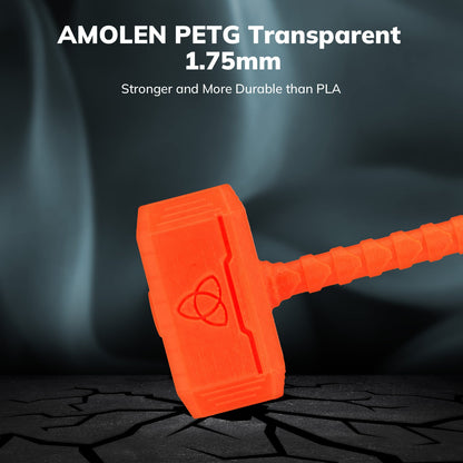 Amolen - PETG Transparent Filament 1.75mm - 1kg / 2.2lbs