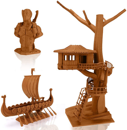 Amolen - Real Wood PLA Filament 1.75mm (1kg)