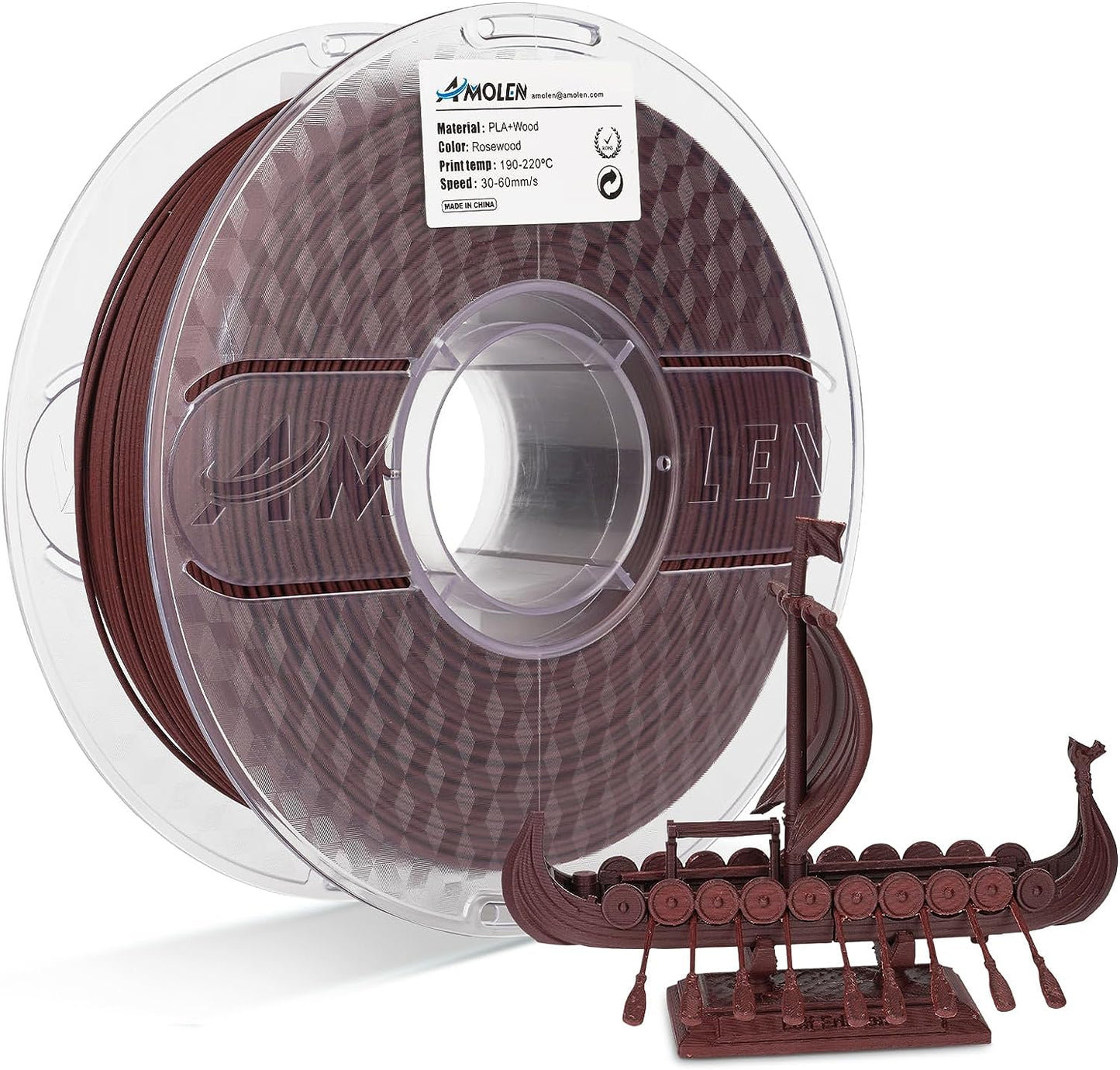 Amolen - Real Wood PLA Filament 1.75mm (1kg)