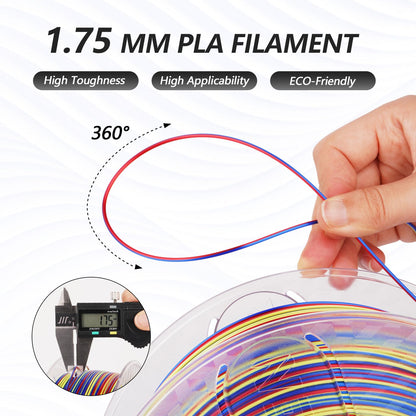Amolen - Silk S-Series PLA Filament Variety Pack - 1.75mm (4x1kg)