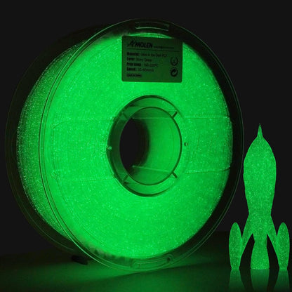 Amolen - Glow-in-the-Dark PLA Filament 1.75mm (1kg / 2.2lbs)