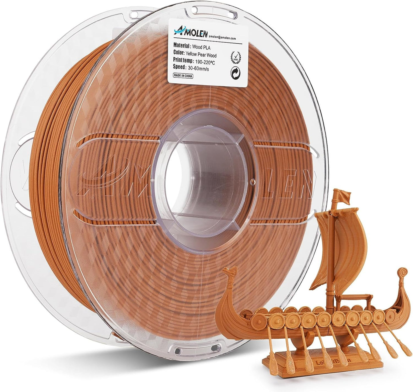 Amolen - Real Wood PLA Filament 1.75mm (1kg)