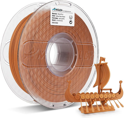 Amolen - Real Wood PLA Filament 1.75mm (1kg)