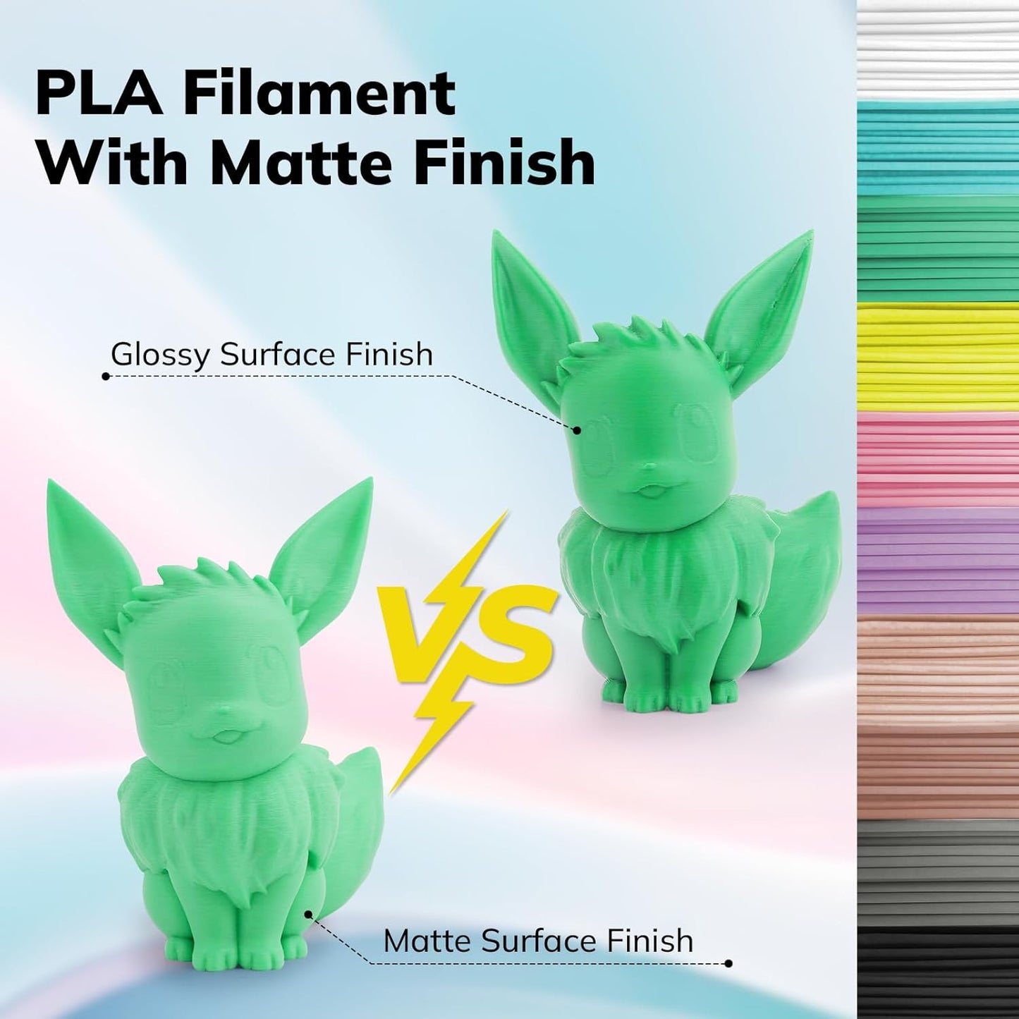 Amolen - Matte Basic PLA Filament 1.75mm - 1kg / 2.2lbs