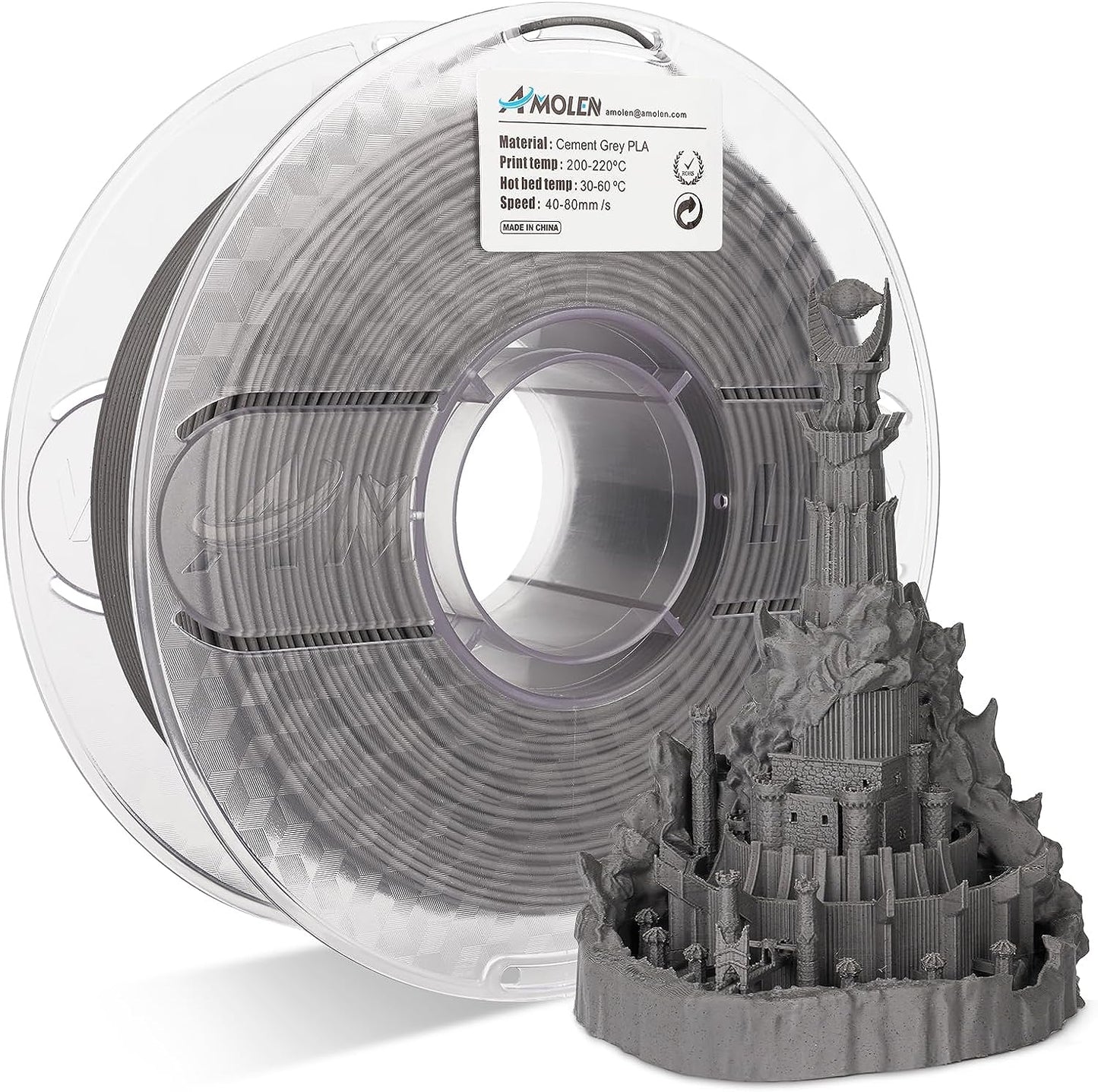 Amolen - Marble PLA Filament 1.75mm - 1kg / 2.2lbs