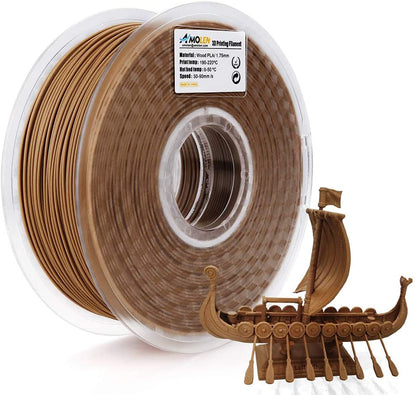 Amolen - Real Wood PLA Filament 1.75mm (1kg)