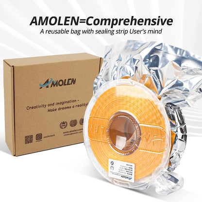 Amolen - PLA Silk Basic Variety Pack - 1.75mm (4x200g)