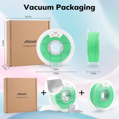 Amolen - Matte Basic PLA Filament 1.75mm - 1kg / 2.2lbs