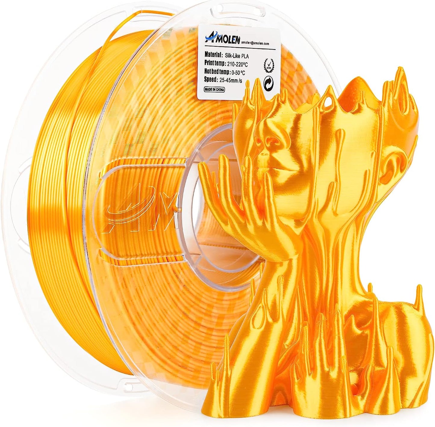 Amolen - Silk PLA Basic Filament 1.75mm (1kg / 2.2lbs)